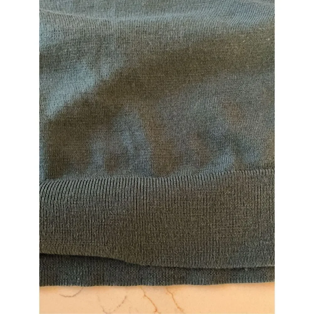 Banana Republic 100% Merino Wool Crew Neck Sweater Sz XL Teal